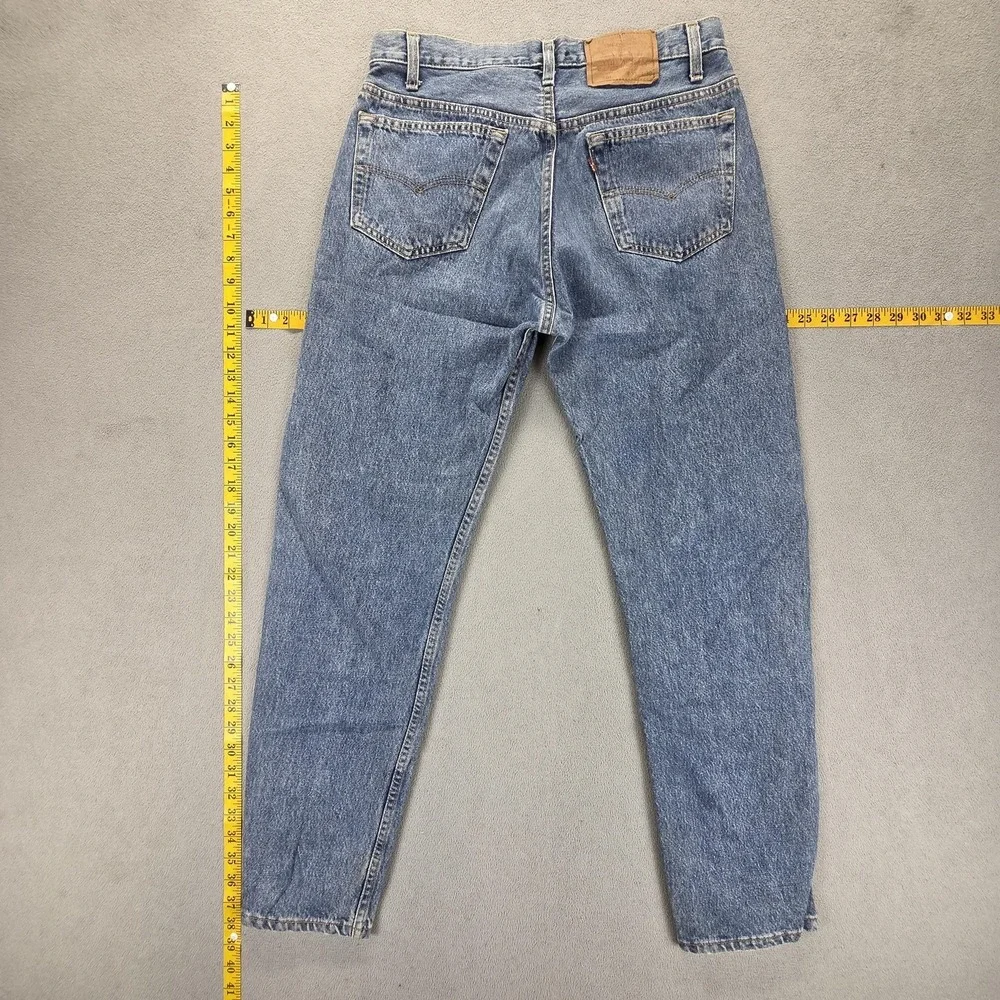 VTG Levis 501‎ Jeans Mens Blue Made In USA Button Straight Modified Fits 29x29